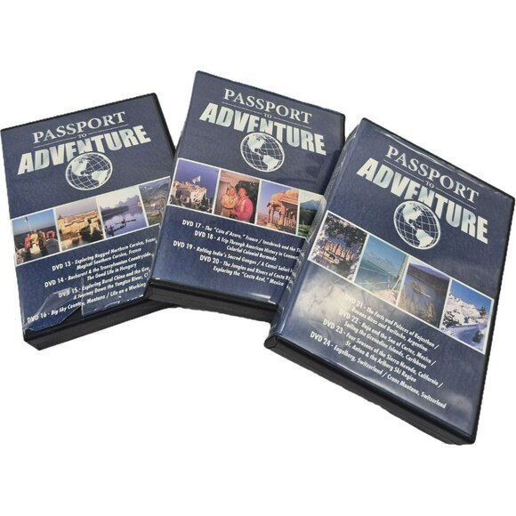 Public Television Series Passport To Adventure 24-DVD Set Complete Set 48 - Picture 15 of 16